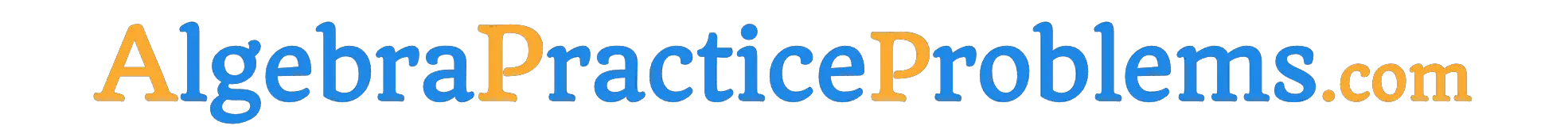 Algebra Practice Problems logo