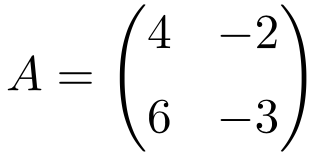 example of 2x2 idempotent matrix