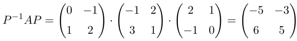 examples of 2x2 similar matrices