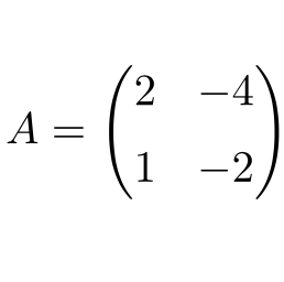 example of a 2x2 nilpotent matrix