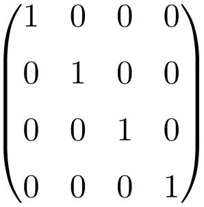 identity or unit matrix of order 2