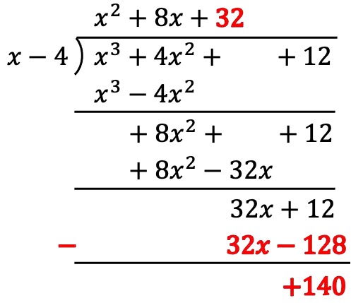 dividing polynomials using long division