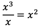 dividing terms of polynomials