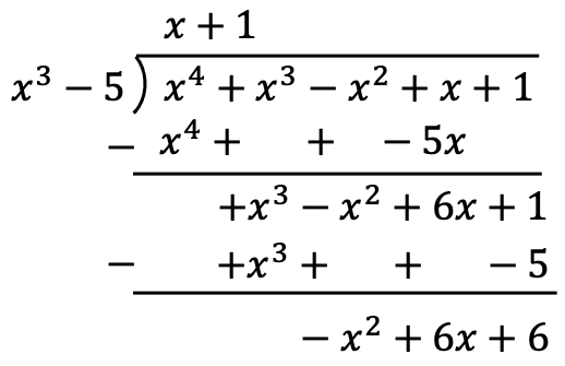 examples division of polynomials