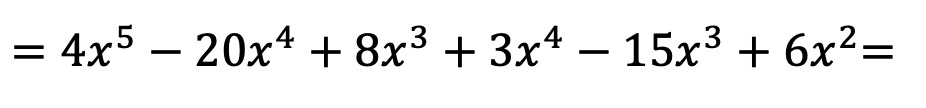 multiplying polynomials step by step