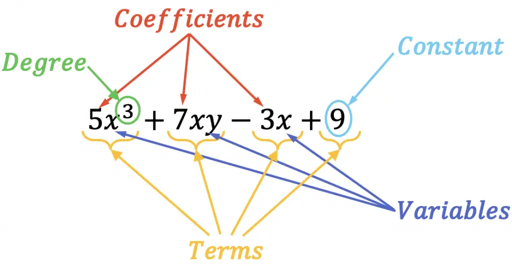 parts of an expression