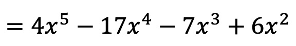 result polynomial multiplication
